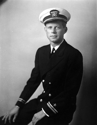 JFK in Military Uniform